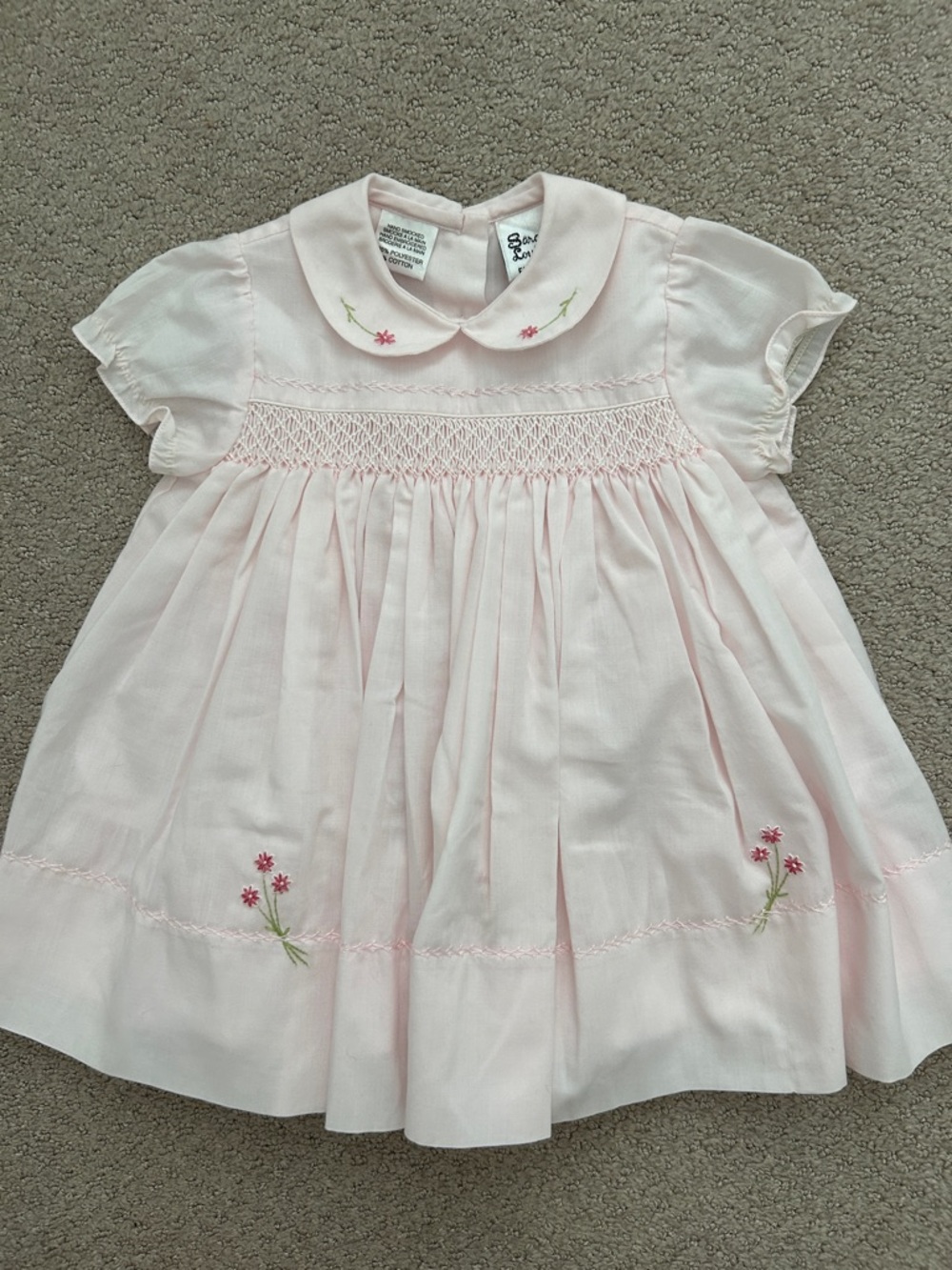 VGUC Sarah Louise pink embroidered dress